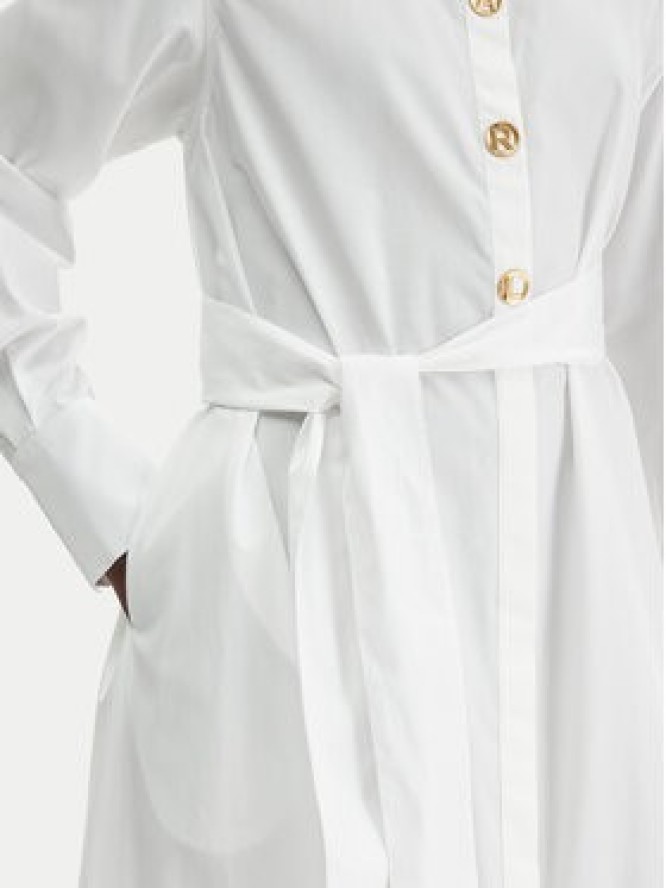 KARL LAGERFELD Sukienka koszulowa B1W13026 Biały Regular Fit