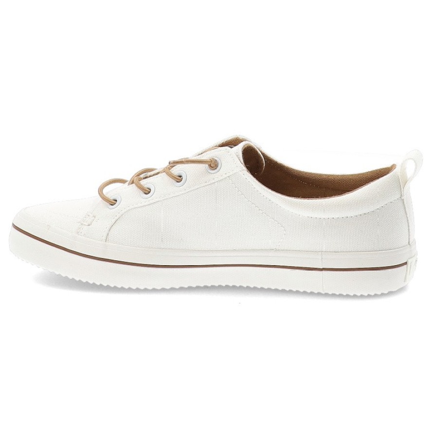 Trampki damskie Lee Cooper, cholewka z materiału tekstylnego wiązanie z przodu sportowy fason, białe, LCW-26-02-4058L SVL-629