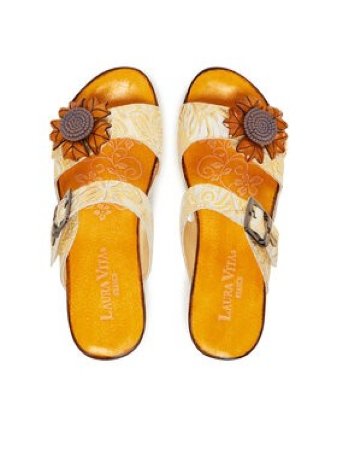 Laura Vita Klapki Dino 31 Żółty