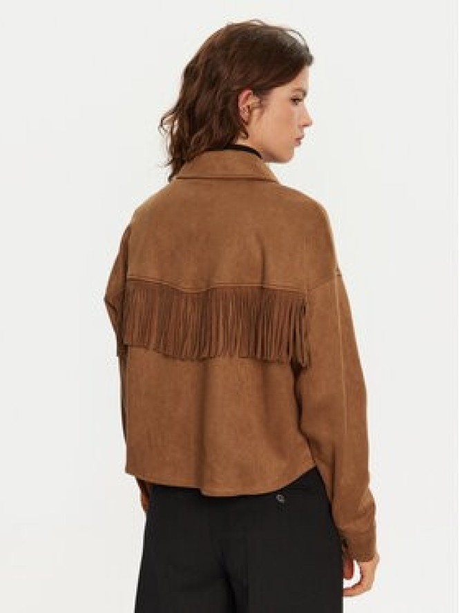 JDY Kurtka z imitacji skóry Sif 15347602 Brązowy Regular Fit