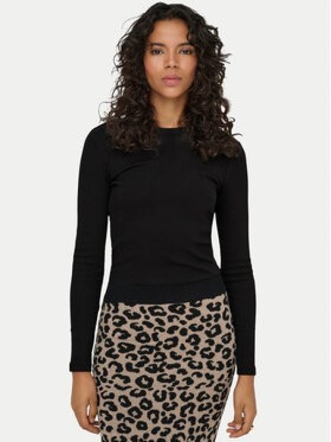 ONLY Bluzka Val 15371305 Czarny Regular Fit