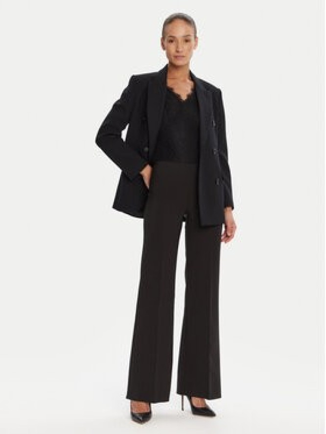 Rinascimento Spodnie palazzo CFC0125425003 Czarny Wide Leg