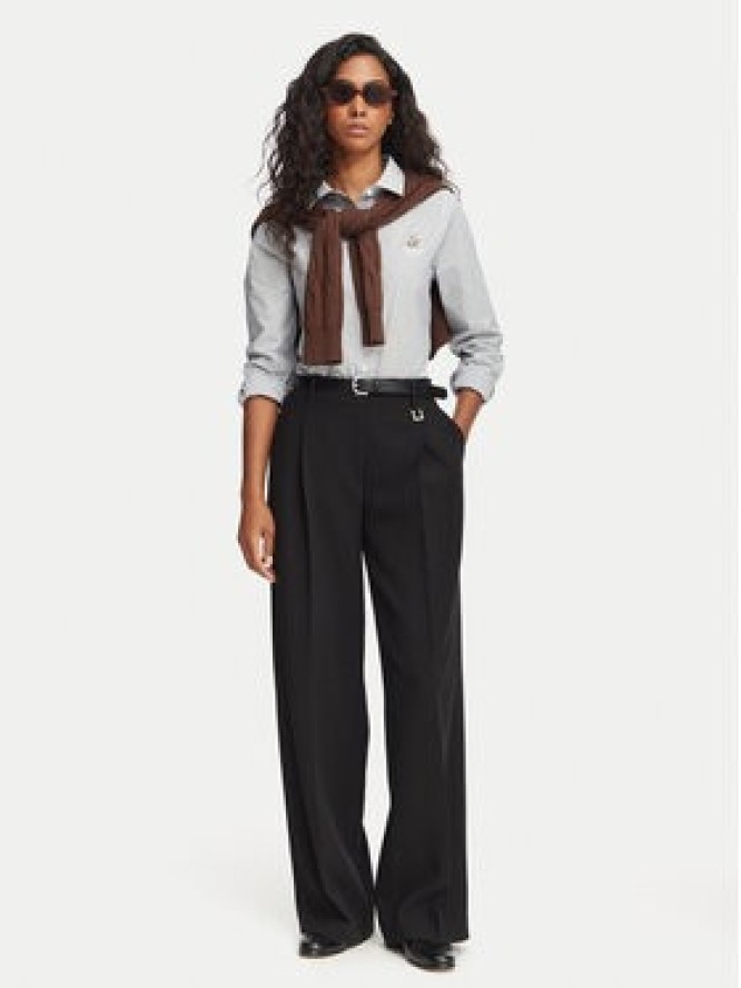 Beverly Hills Polo Club Koszula P-SS26W-SH0005 Granatowy Regular Fit