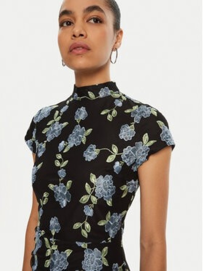 ROTATE Sukienka codzienna 113634 Czarny Regular Fit