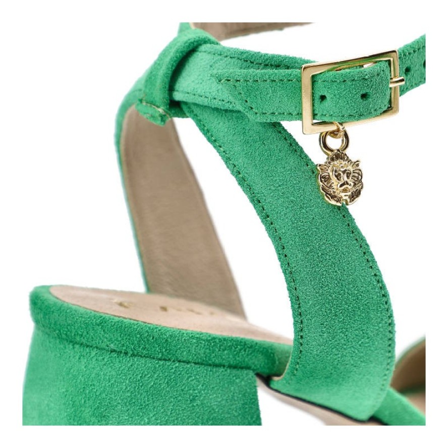 Zielone Sandały Karino Eleganckie Buty Na Obcasie