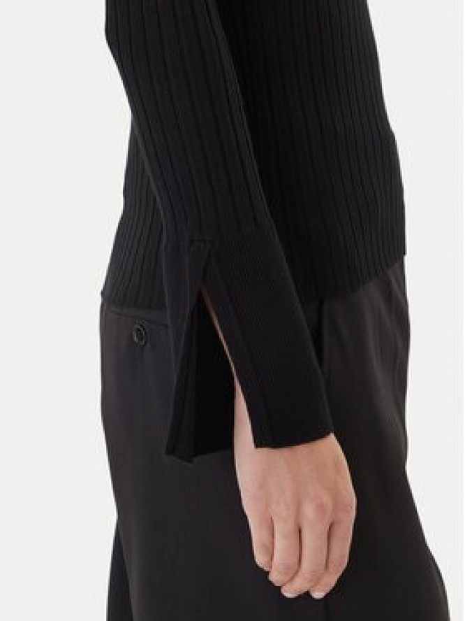 KAOS Golf RI1NT052 0001 Czarny Regular Fit