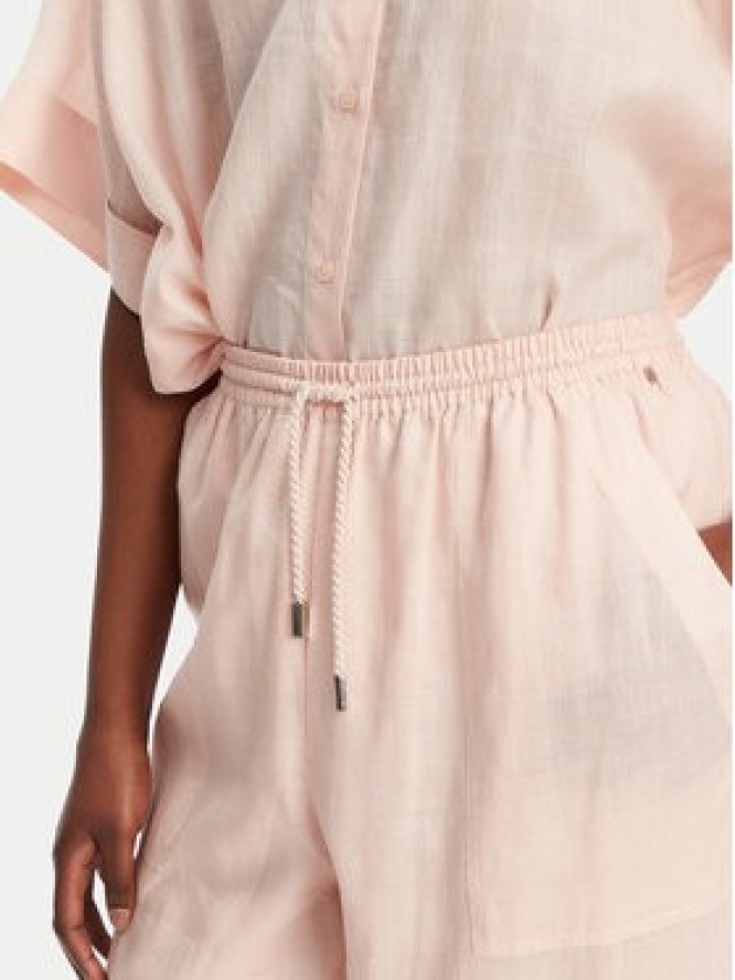 BOSS Spodnie materiałowe C_Tanjet 50537916 Różowy Regular Fit