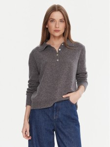 Kontatto Sweter 3M0977C Szary Regular Fit