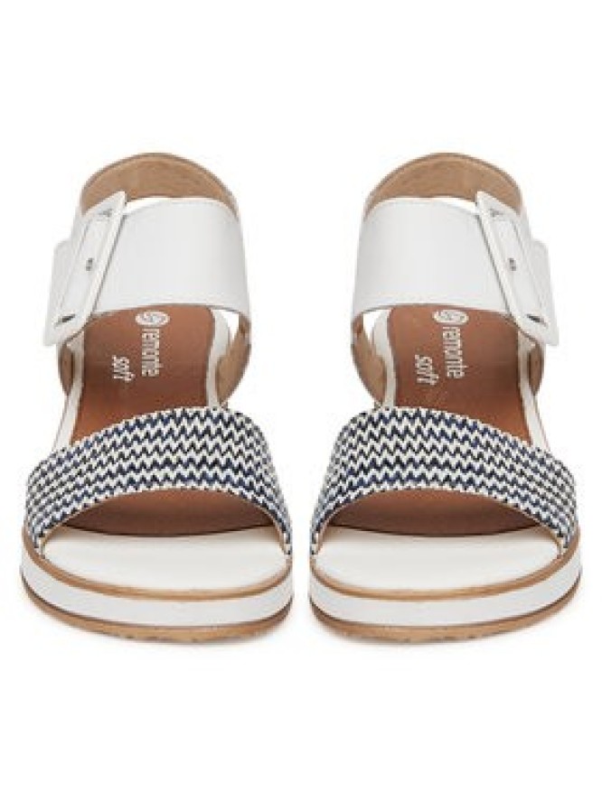 Remonte Sandały D6453-80 Biały