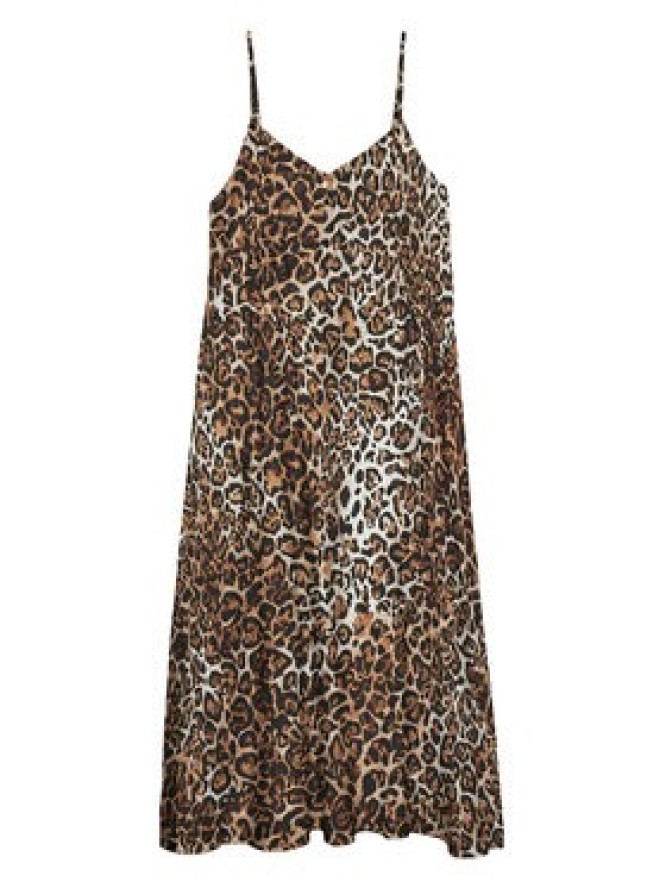 Vero Moda Sukienka letnia Josie 10303398 Brązowy Regular Fit