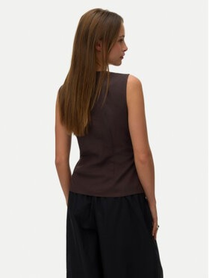 Vero Moda Kamizelka Selma 10345675 Brązowy Regular Fit
