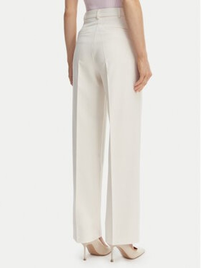 Morgan Spodnie materiałowe 242-POYA.F Écru Straight Fit