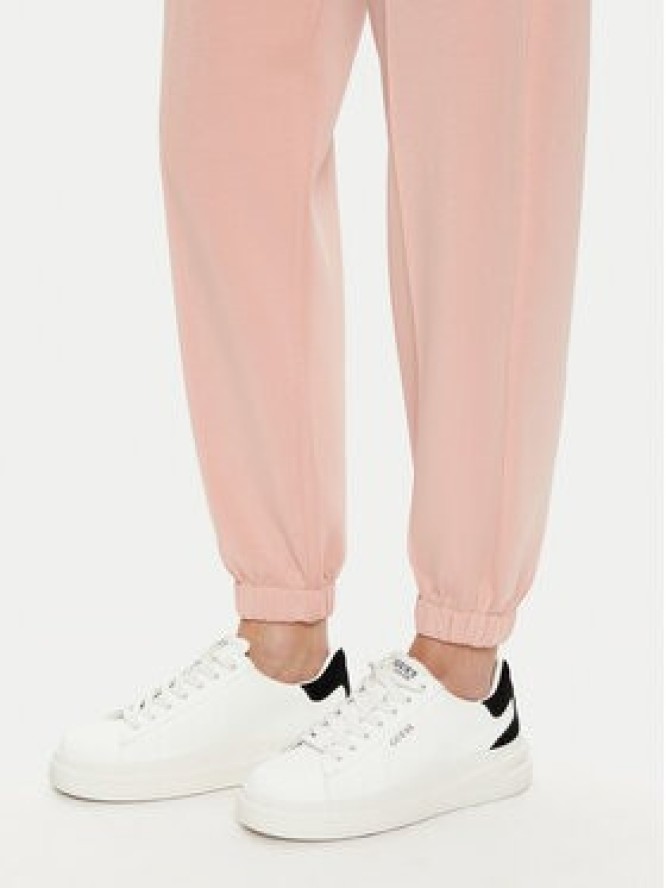 Guess Spodnie dresowe V5RB11 KCAY2 Różowy Regular Fit