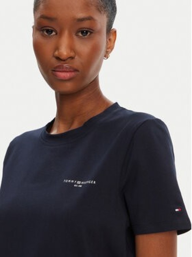 Tommy Hilfiger T-Shirt 1985 WW0WW37877 Granatowy Regular Fit