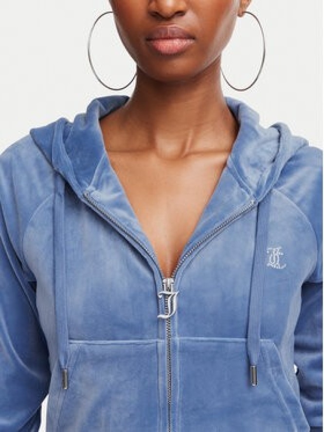 Juicy Couture Bluza Madison JCWAS225306 Niebieski Slim Fit