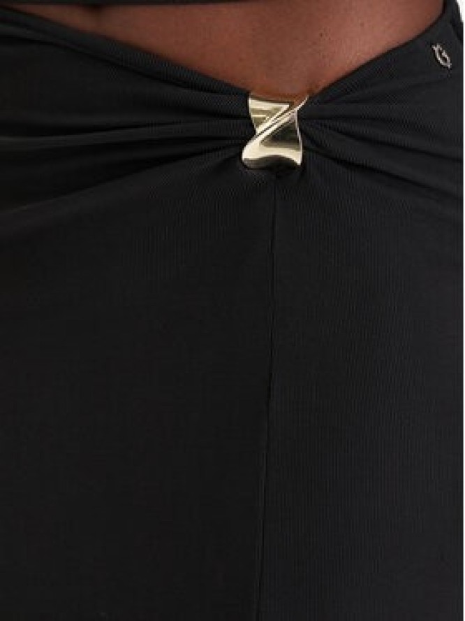 Guess Spódnica maxi W6GD15 K2936 Czarny Slim Fit