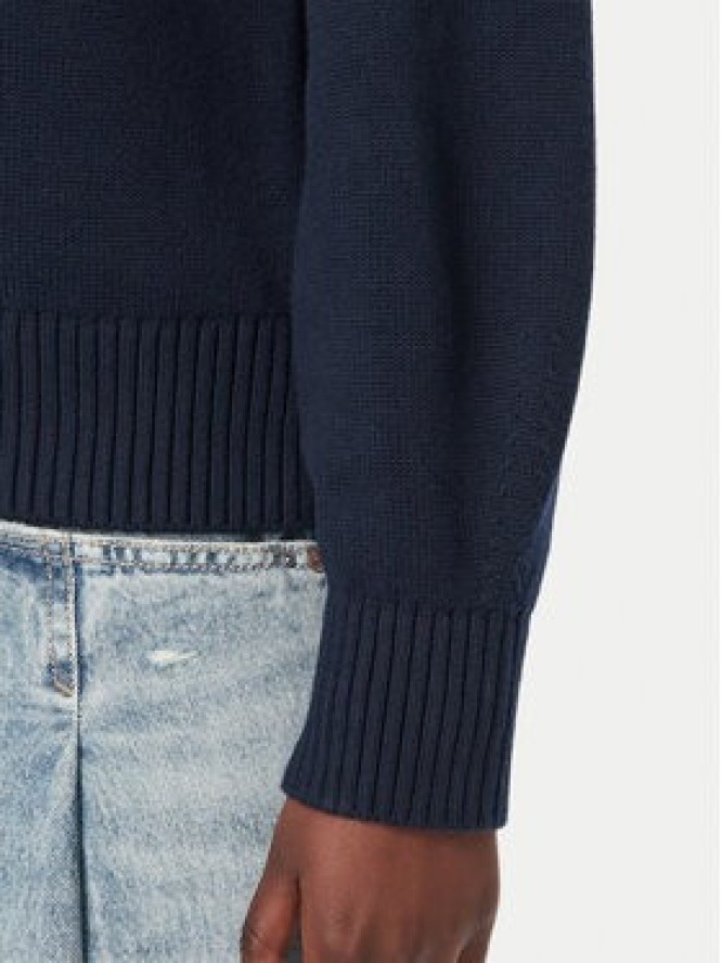Tommy Jeans Sweter Flag DW0DW23450 Granatowy Regular Fit