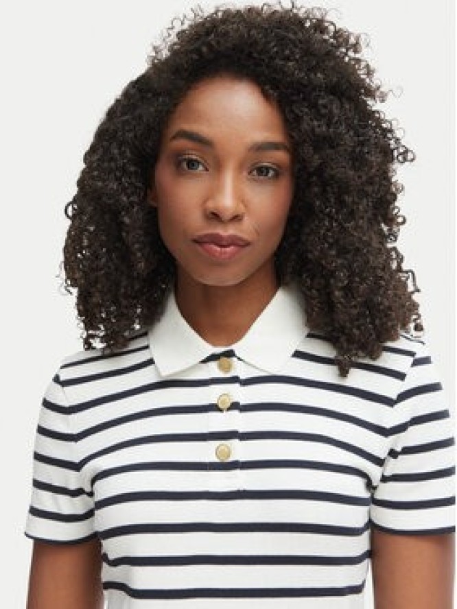 Tommy Hilfiger Polo WW0WW49252 Biały Slim Fit