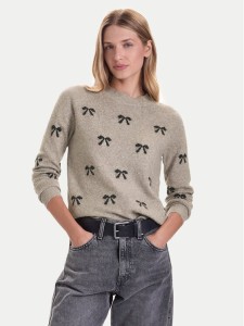 Vero Moda Sweter Doffy 10330790 Beżowy Regular Fit