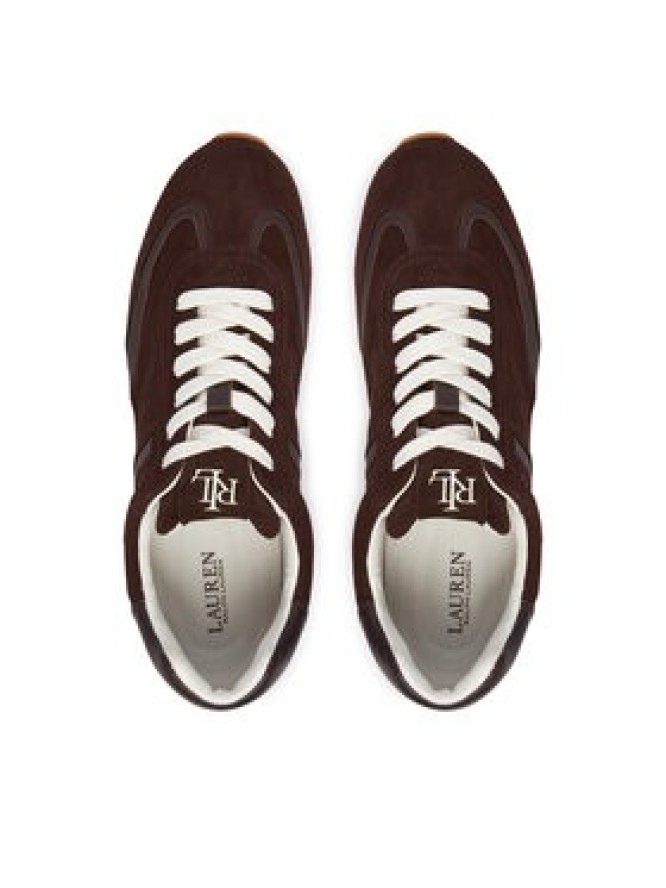 LAUREN RALPH LAUREN Sneakersy Dani Lw Prfl Sk Ltl 802P15837007 Brązowy