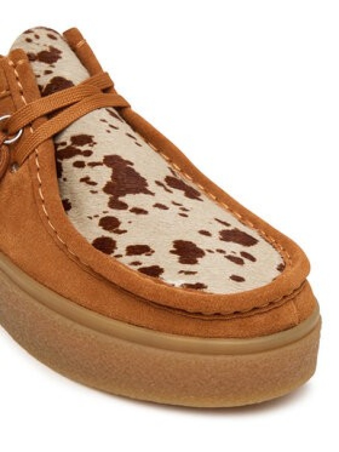Clarks Półbuty Boxbee Walla. 26329295 Brązowy