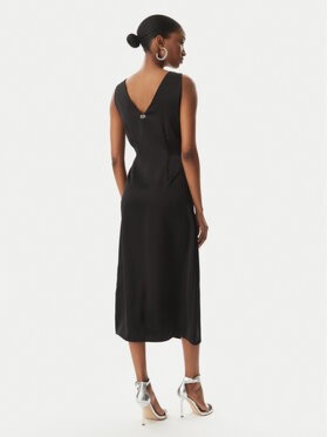 Rinascimento Sukienka koktajlowa CFC0122928003 Czarny Regular Fit