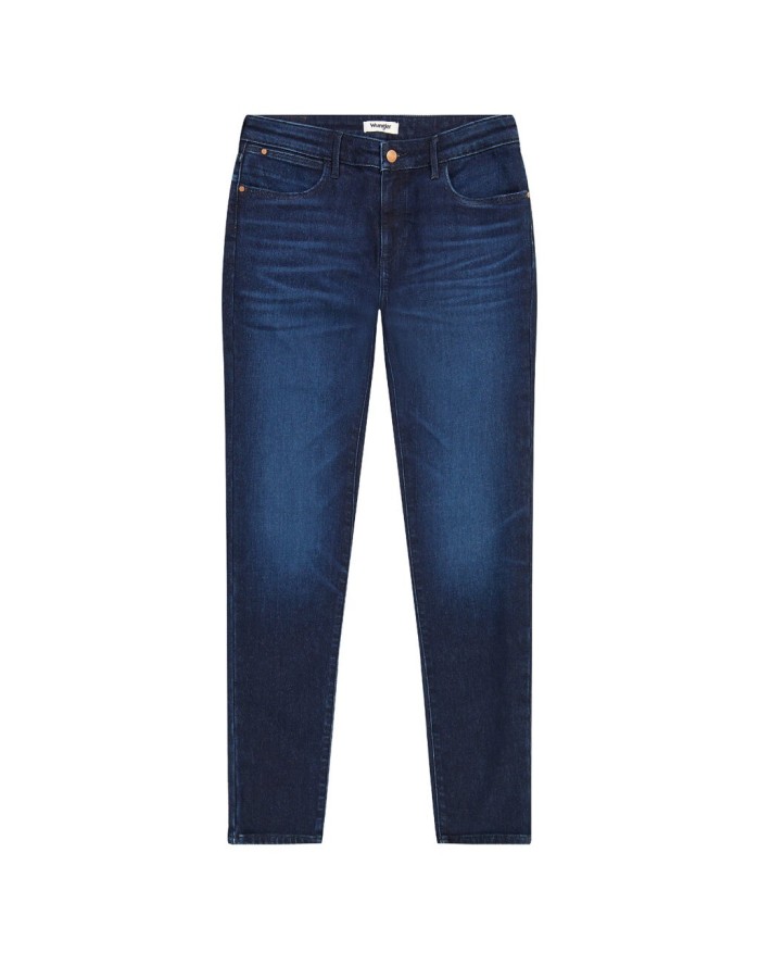 WRANGLER DAMSKIE SPODNIE JEANSOWE HIGH SKINNY SOLSTICE BLUE 112358235 W27H018359