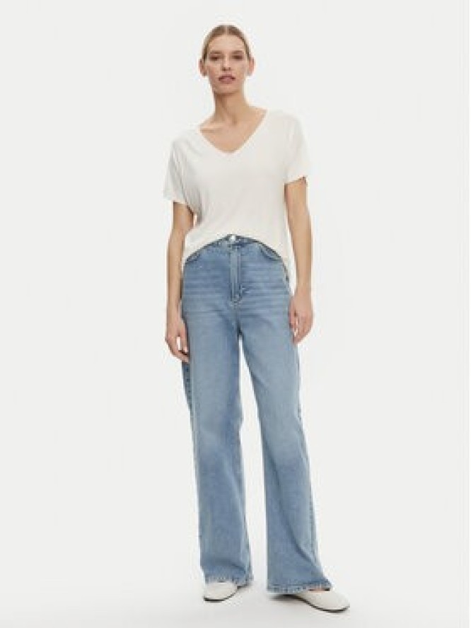 Kontatto Bluzka 3M0514C Écru Regular Fit