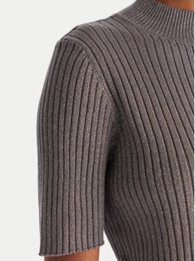 ACCESS FASHION Sweter 54-8046 Szary Slim Fit