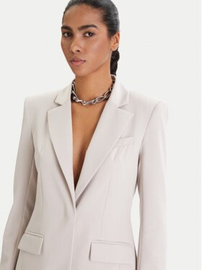 Patrizia Pepe Marynarka 8S0582/A498-S748 Szary Regular Fit