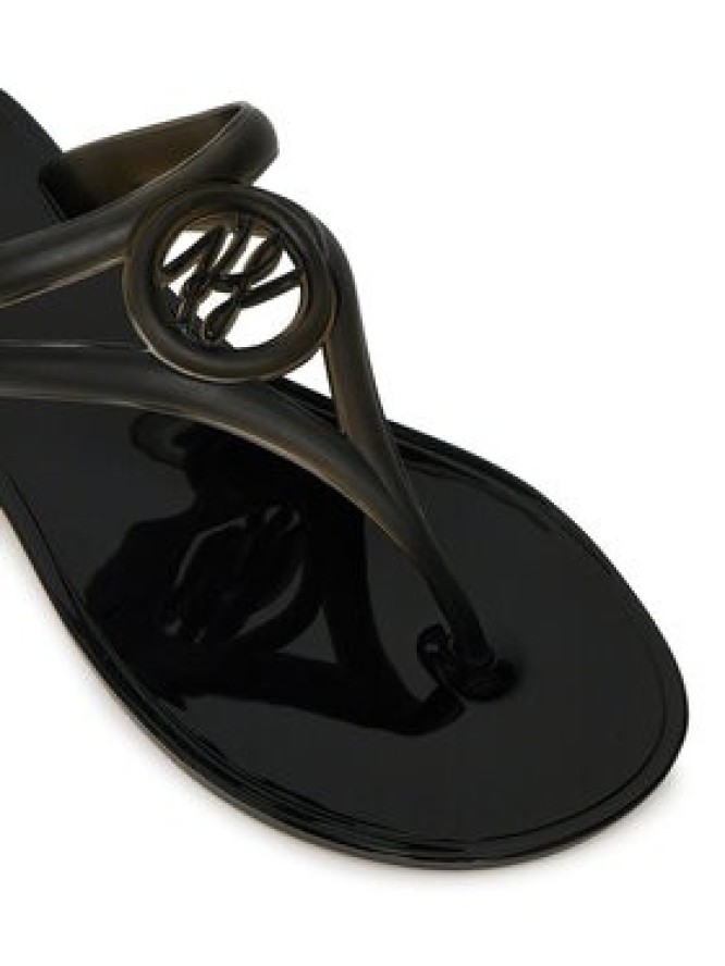 KARL LAGERFELD Japonki Jelly Thong KL80007A Czarny