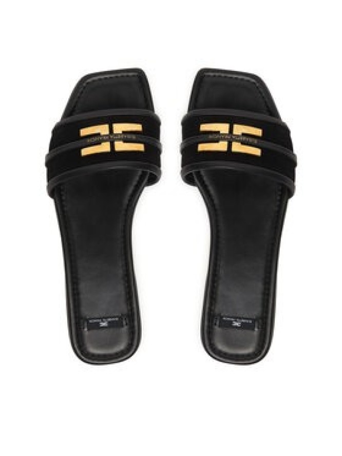 Elisabetta Franchi Klapki SA72L61E2 Czarny