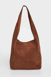 Torebka damska zamszowa hobo TWINSET