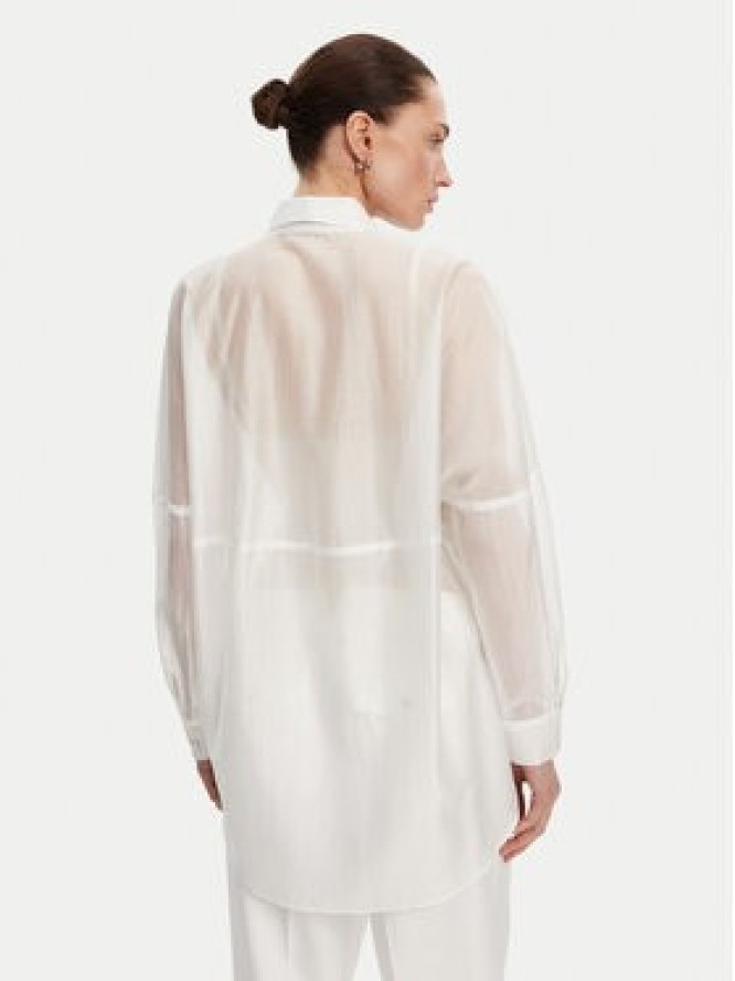 ACCESS FASHION Koszula 53-7068-104 Biały Loose Fit