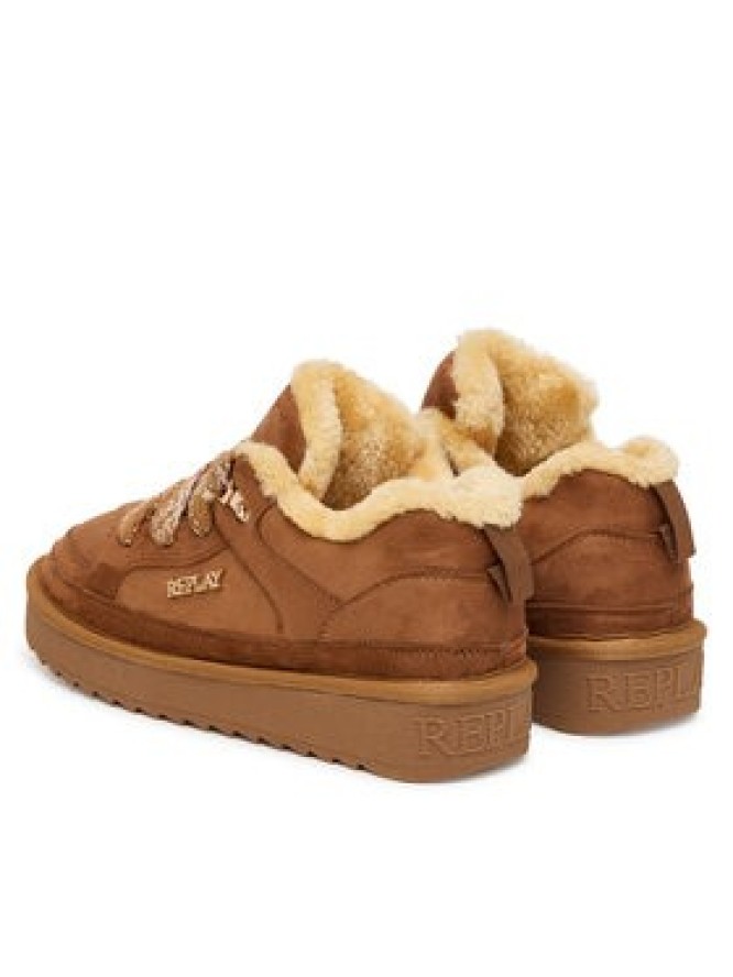 REPLAY Sneakersy GWF6H .000.C0207T Brązowy
