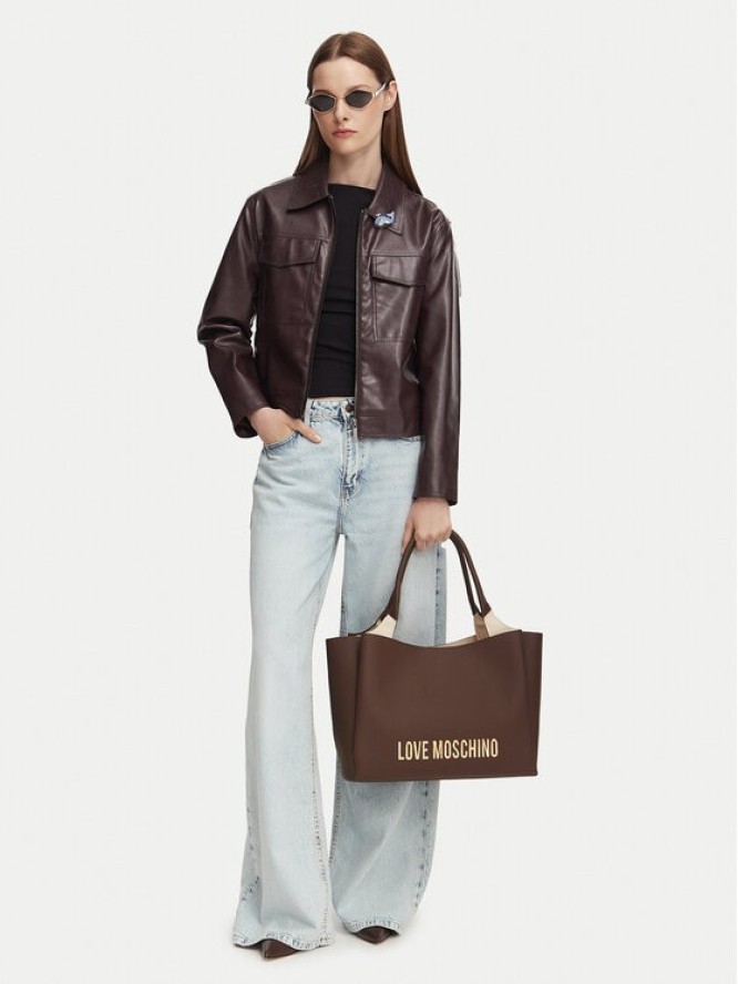 LOVE MOSCHINO Torebka JC4107PP1PKD0300 Brązowy