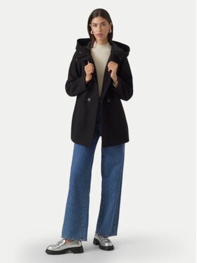 Vero Moda Płaszcz przejściowy Fortuneshila 10291044 Czarny Regular Fit