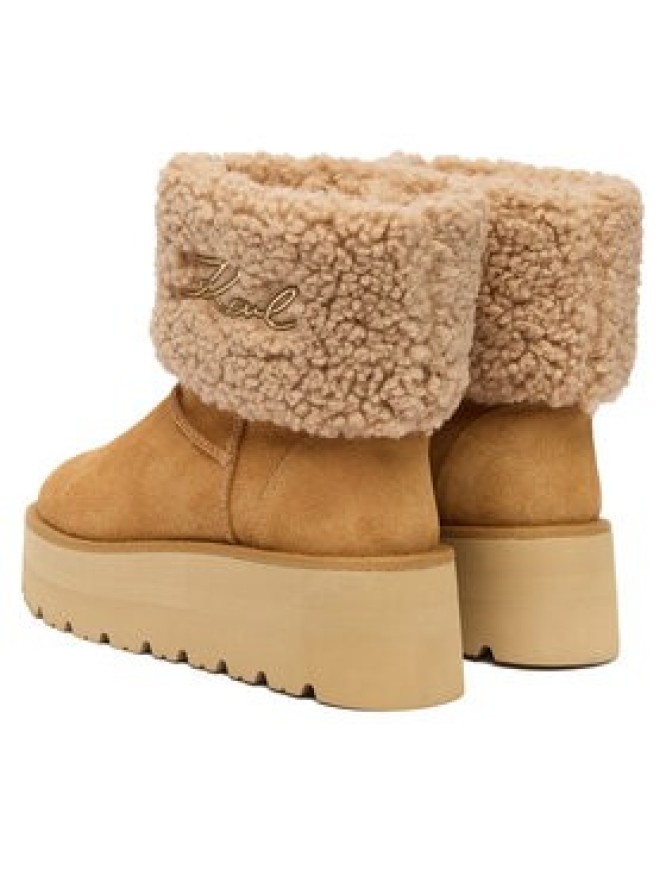 KARL LAGERFELD Śniegowce KL48653 Brązowy