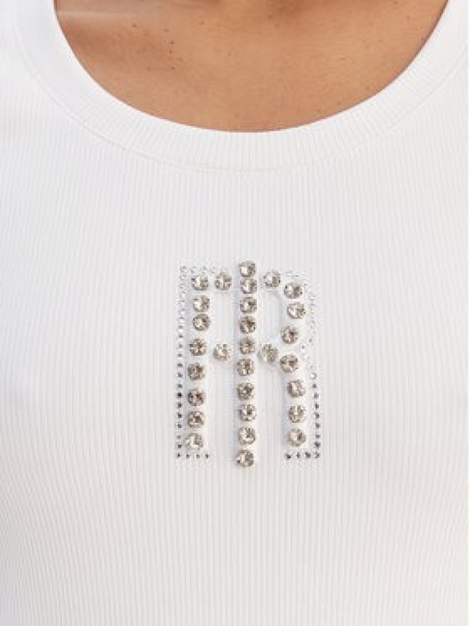 Fracomina T-Shirt FP26ST3001J42701 Biały Slim Fit