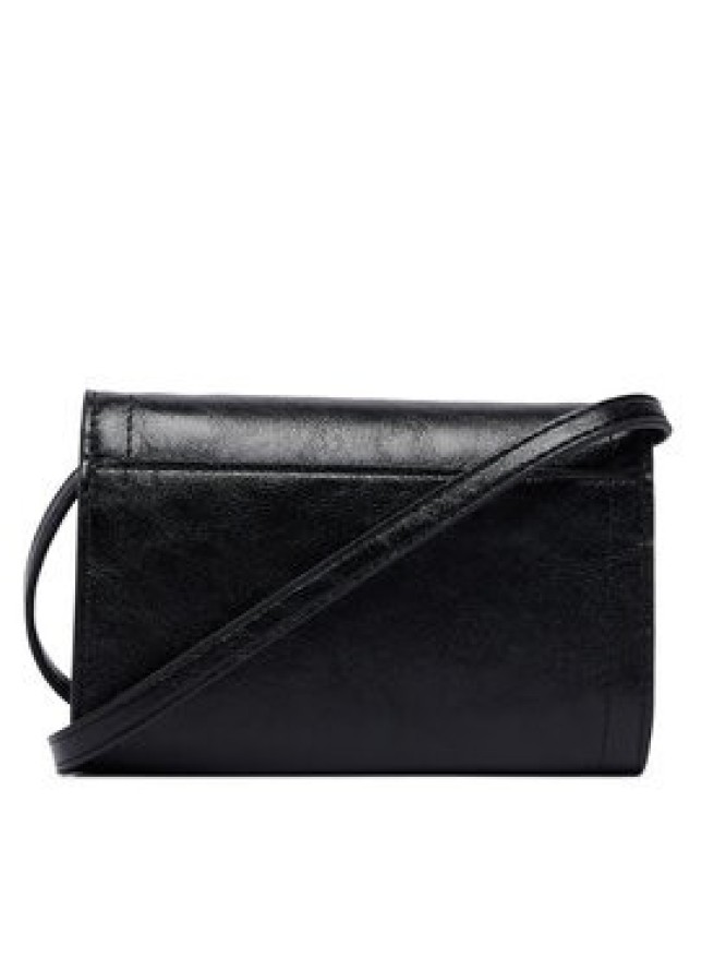 Calvin Klein Torebka Emblem Wallet On Strap LV04F1218G Czarny