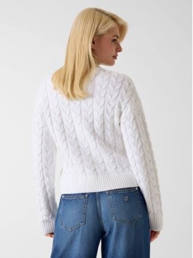 Guess Sweter 183442 Biały Classic Fit