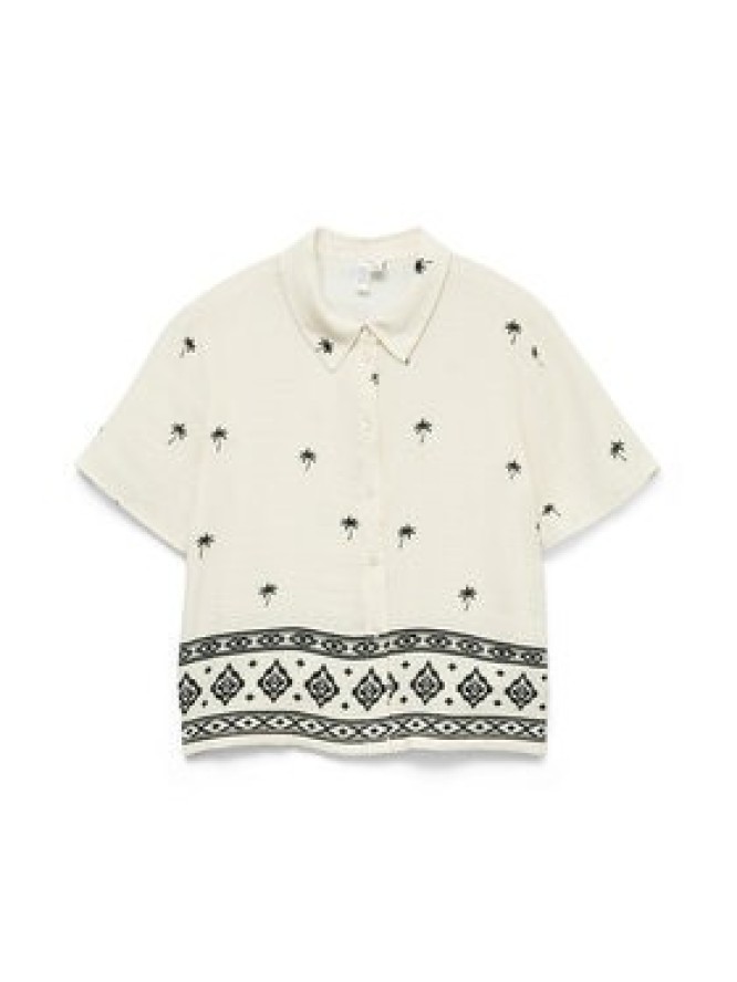 Vero Moda Koszula Kai 10345548 Beżowy Regular Fit