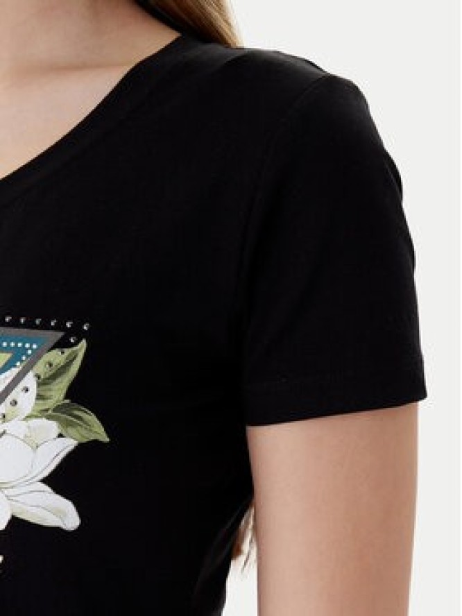 Guess T-Shirt W6RI35 J1314 Czarny Slim Fit