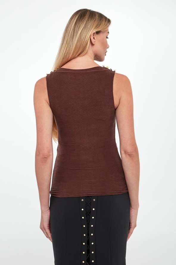 Top damski w prążki ELISABETTA FRANCHI