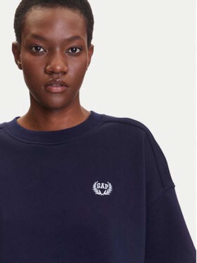 Gap Bluza 778442-00 Granatowy Oversize