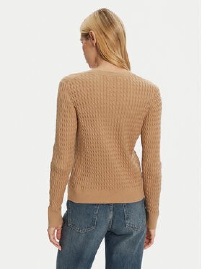 Tommy Hilfiger Sweter WW0WW44993 Brązowy Regular Fit