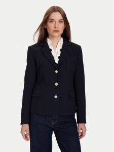 Tommy Hilfiger Marynarka WW0WW46660 Granatowy Slim Fit