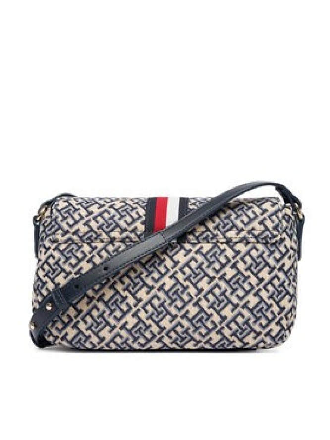 Tommy Hilfiger Torebka Th Jacquard Ess Crossover AW0AW19066 Niebieski