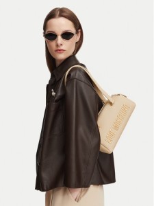 LOVE MOSCHINO Torebka Bold Love JC4184PP1PKD0129 Beżowy jasny