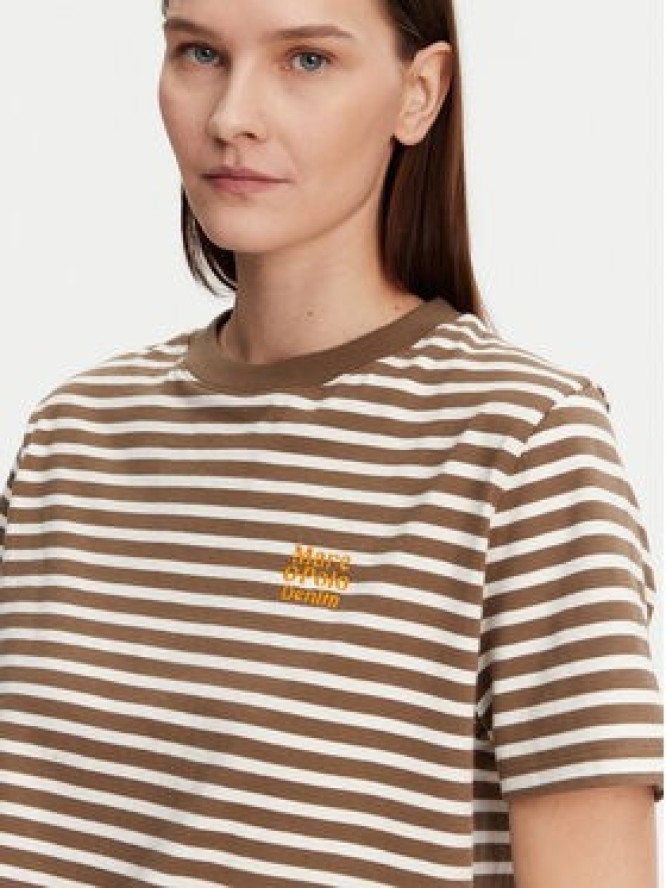 Marc O'Polo Denim T-Shirt 500 0005 953 Brązowy Relaxed Fit